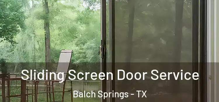 Sliding Screen Door Service Balch Springs - TX